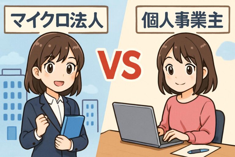 マイクロ法人と個人事業主を徹底比較！今選ぶべき最適な働き方とは？
