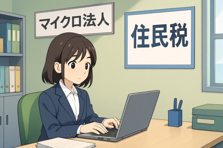 マイクロ法人　住民税はこう変わる？2025年最新の均等割・個人課税を解説します