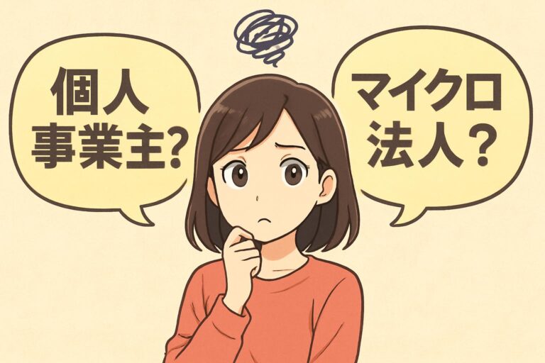 【徹底比較】個人事業主とマイクロ法人はどっちが得？税金・社会保険のメリットを税理士が解説